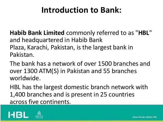 microsoft implementation in habib bank limited microsoft implementation in habib bank limited