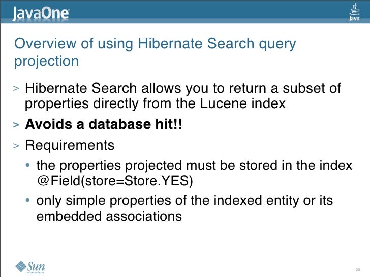 hibernate projection Hibernate examples - step 5 detachedcriteria, restrictions and projections the following examples takes through the different ways of using. hibernate projection Hibernate examples - step 5 detachedcriteria, restrictions and projections the following examples takes through the different ways of using.