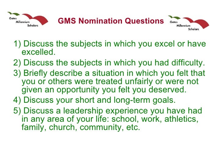 Is the gates millennium scholarship still available image