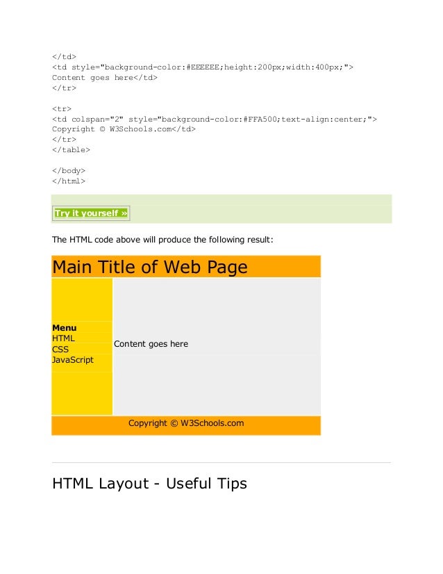 cover page report template