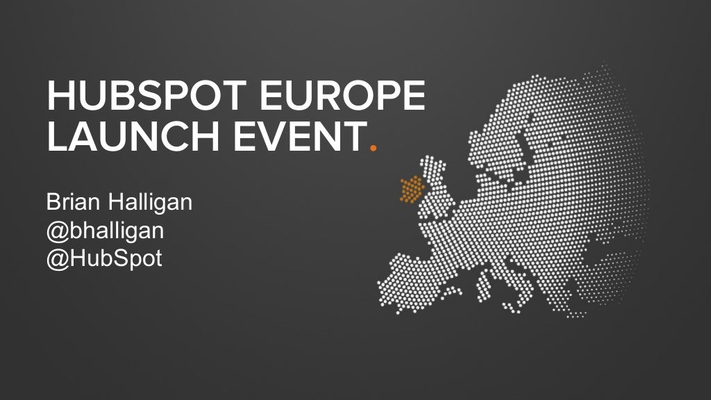 HubSpot Europe vision