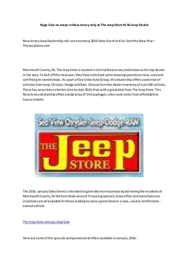 Largest jeep dealer in new jersey #4
