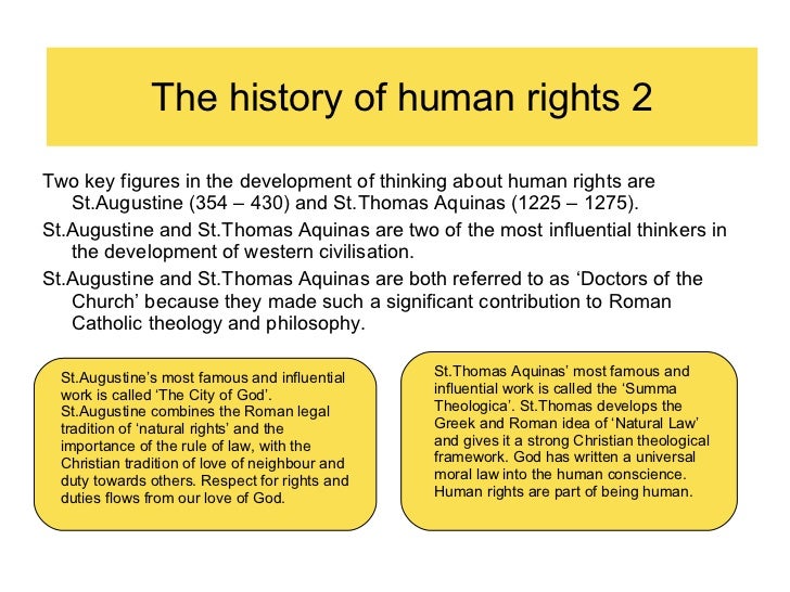 History of human rights