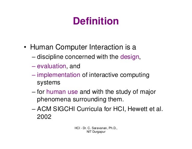 Human Computer Interaction Research Papers