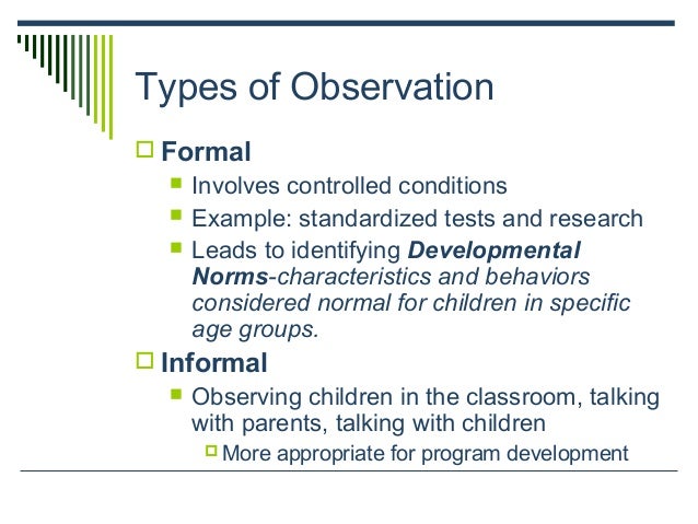 Observation Of A Child On Human Development