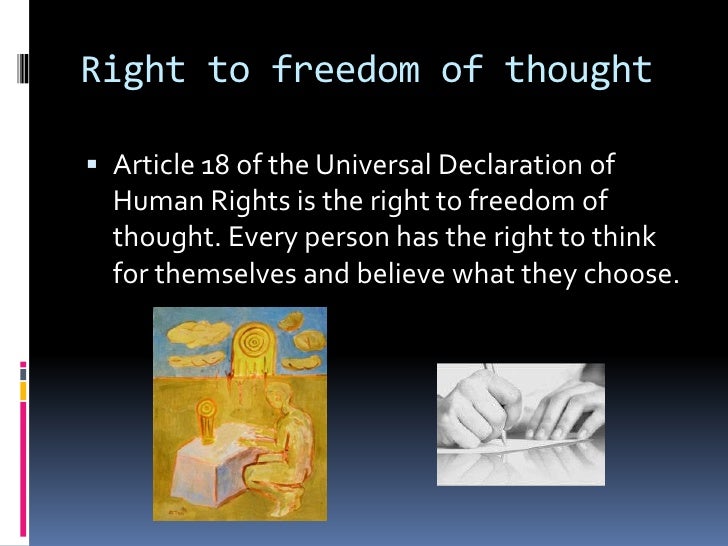 United Nations Declaration of Human Rights Article 18
