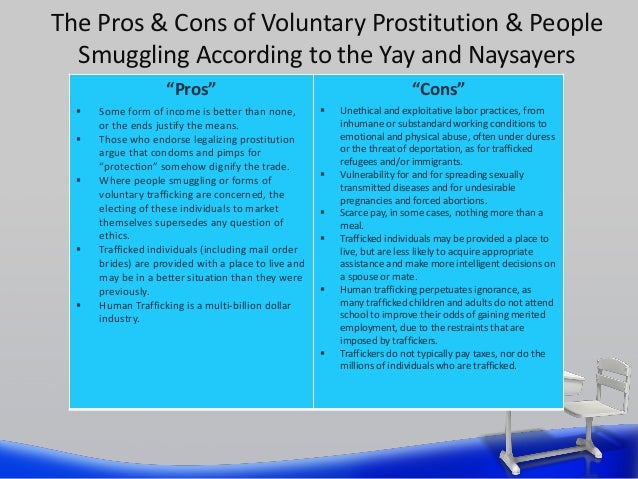 Pros And Cons Of Human Sex Trafficking