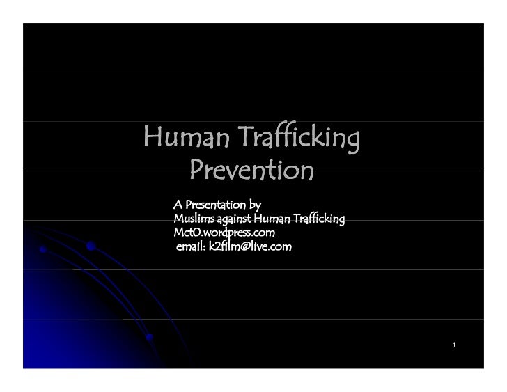Human Trafficking Essay Topics