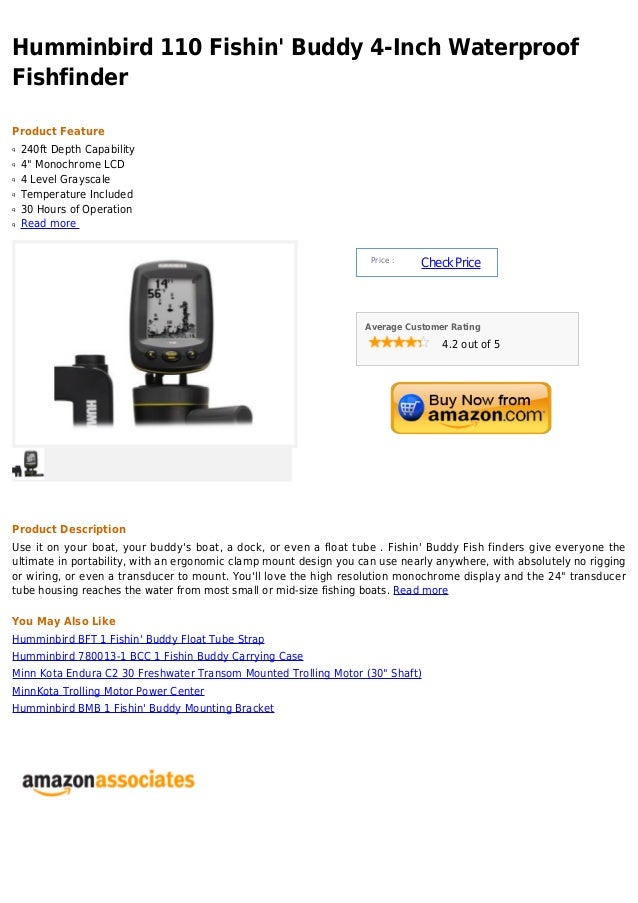 Humminbird 110 fishin