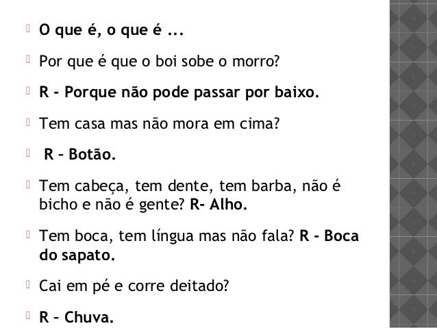Estrutura de um tempo em uma cara
