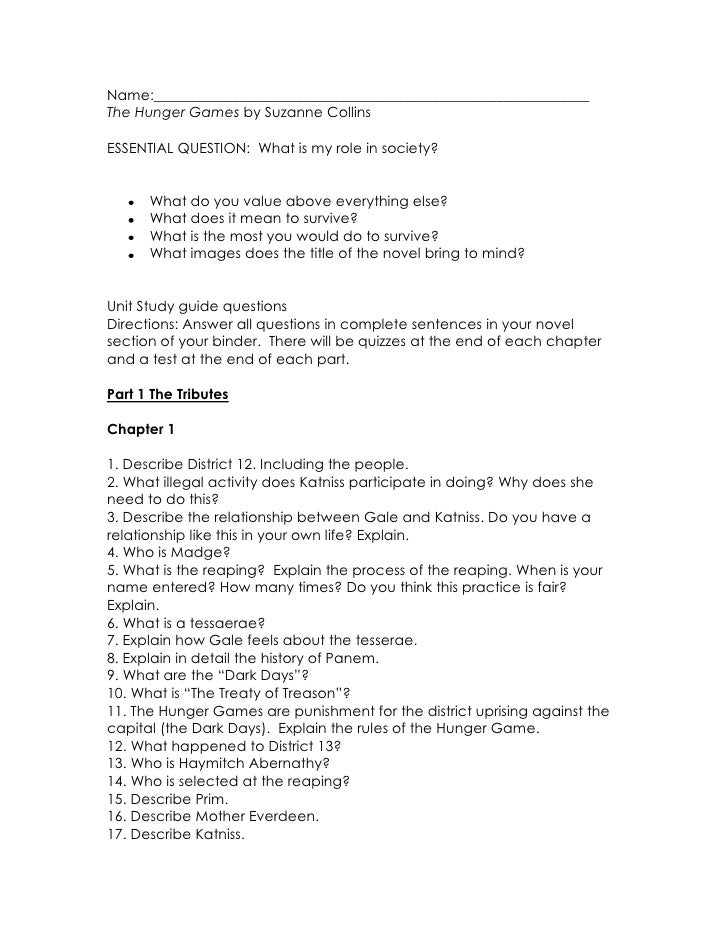 book report the hunger games