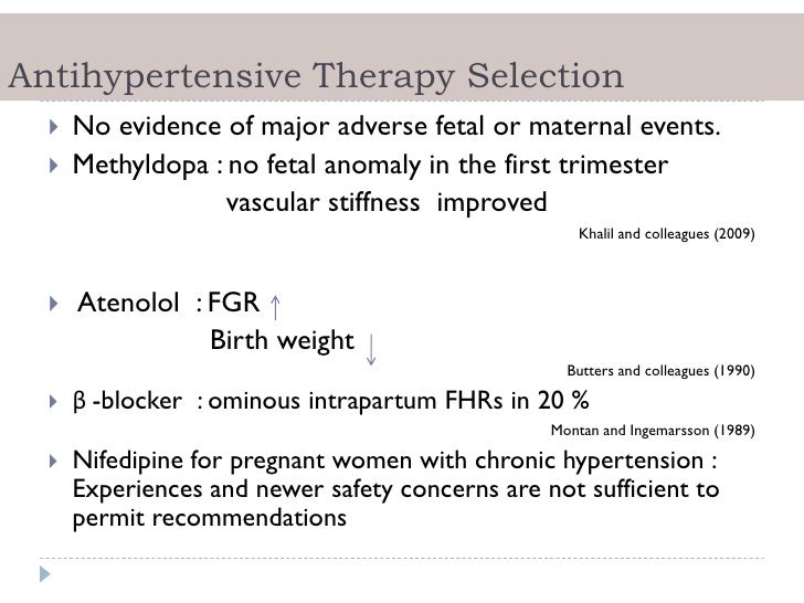 Procardia And Labetalol Pregnancy