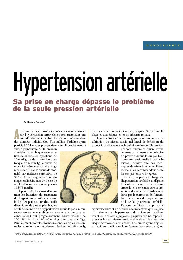 comment traiter l'hypertension artérielle