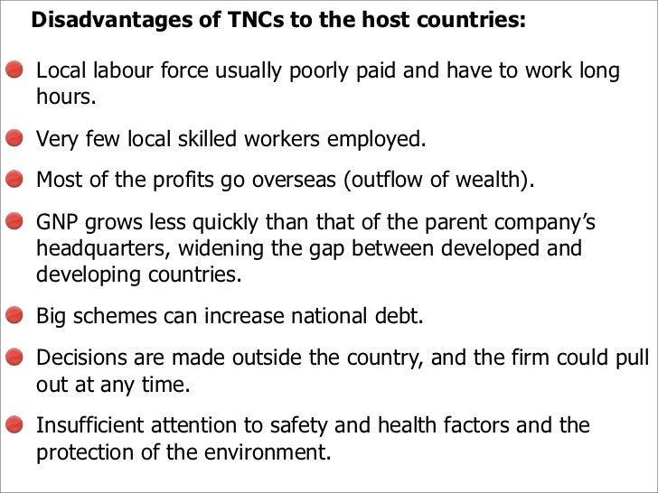 IB Geography Globalization TNCs