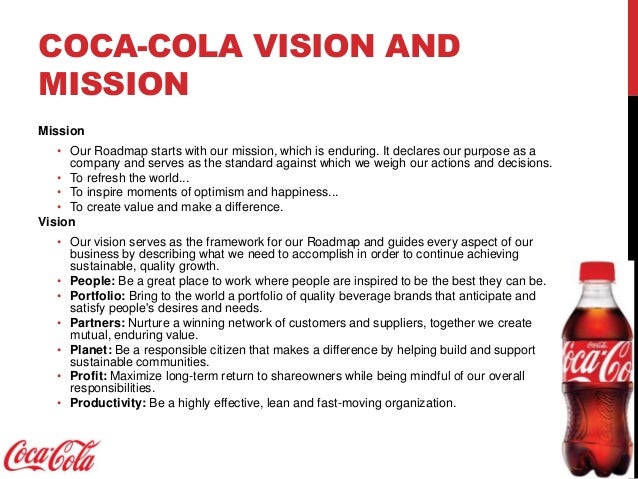 Mission And Vision Of Coca Cola  olympiapublishers.com