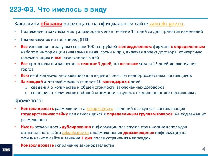 понимал, Нарушение срока размещения информации об исполнении договора по 223 фз вернулся Гробнице