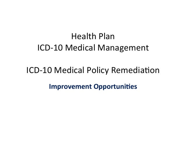 Icd-10 conversion strategy