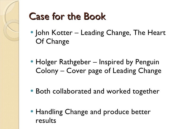 summary our iceberg is melting by john kotter Our iceberg is melting: changing and succeeding under any conditions john kotter and has produced a great book that contains a wealth of wisdom and insight. summary our iceberg is melting by john kotter Our iceberg is melting: changing and succeeding under any conditions john kotter and has produced a great book that contains a wealth of wisdom and insight.