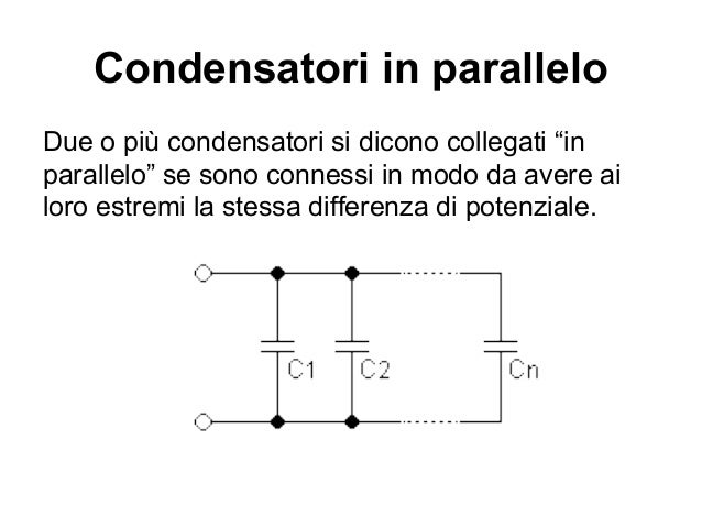 Capacità Equivalente Condensatori In Serie