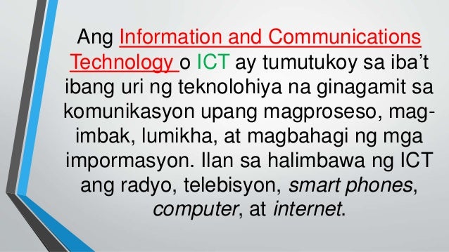 kahalagahan ng komunikasyon sa kursong information technology Isa sa mga kahulugan ang pagsulong at paglapat ng mga kasangkapan, makina, kagamitan at proseso upang tumulong sa paglunas ng mga suliranin ng tao bilang isang gawain ng tao, ang teknolohiya ay nauna pa kaysa sa agham at inhinyeriya. kahalagahan ng komunikasyon sa kursong information technology Isa sa mga kahulugan ang pagsulong at paglapat ng mga kasangkapan, makina, kagamitan at proseso upang tumulong sa paglunas ng mga suliranin ng tao bilang isang gawain ng tao, ang teknolohiya ay nauna pa kaysa sa agham at inhinyeriya.