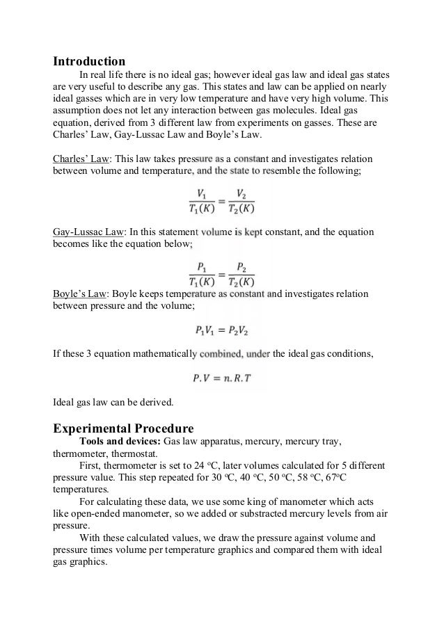 gas laws essay gas laws essay
