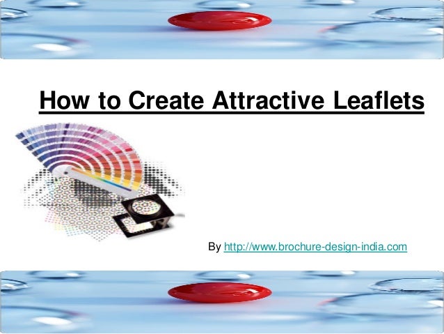 leaflet design ideas