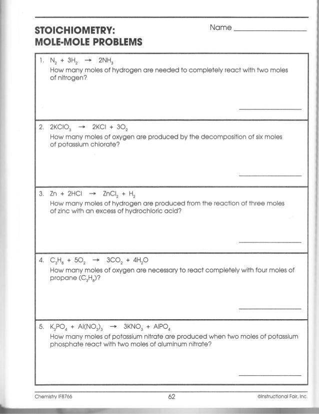 Printables Mole To Mole Stoichiometry Worksheet Answers stoichiometry worksheet mole versaldobip problems precommunity printables worksheets