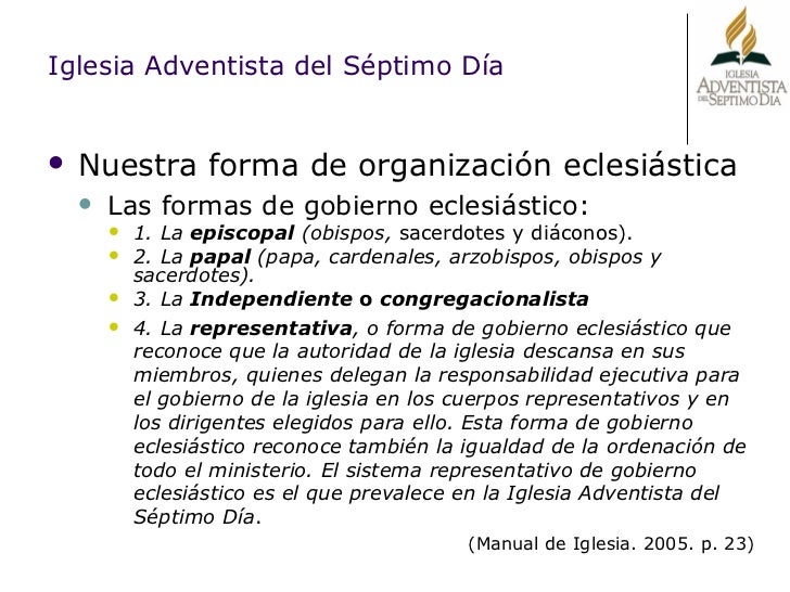 Organigrama De La Iglesia Adventista Del Septimo Dia