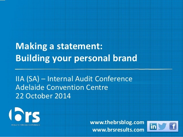 Personal brand statement generator