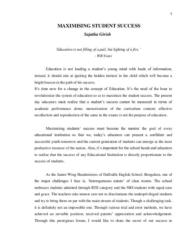 essays on student academic success essays on student academic success