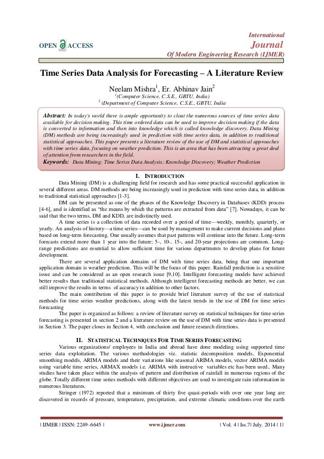 a detailed literature review on wind forecasting a detailed literature review on wind forecasting