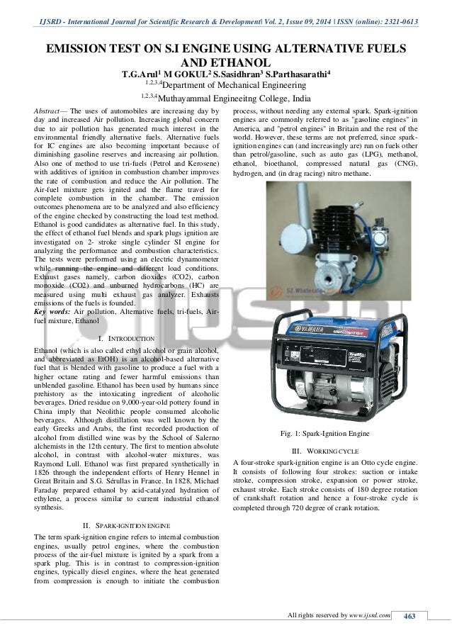 Ethanol Fuel Essay