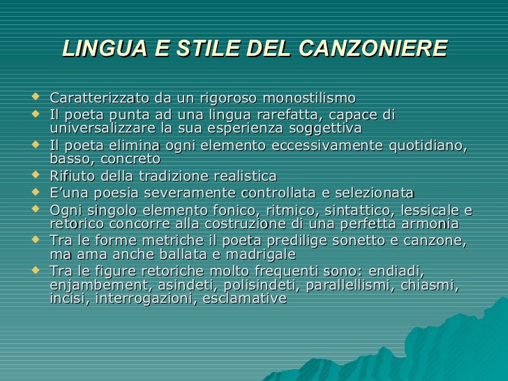 Il Canzoniere di Petrarca