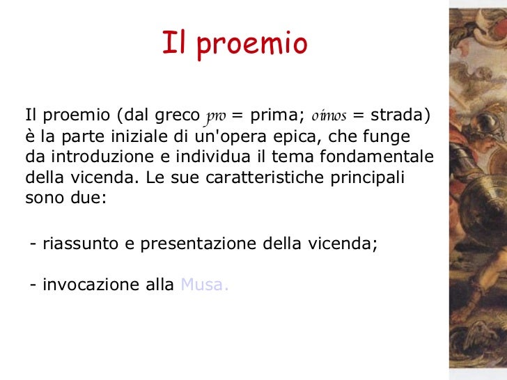 Proemio Del Poema E Apparizione Di Angelica Parafrasi Il Mito E Il Poema. Il Proemio Dell Iliade