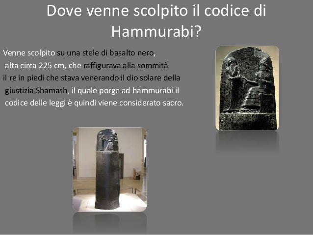 Il codice di hammurabi 2