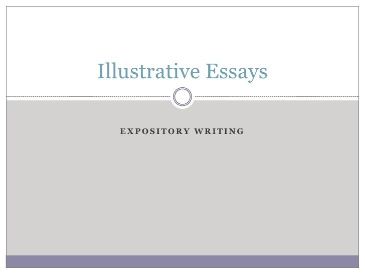Help writing illustration essay