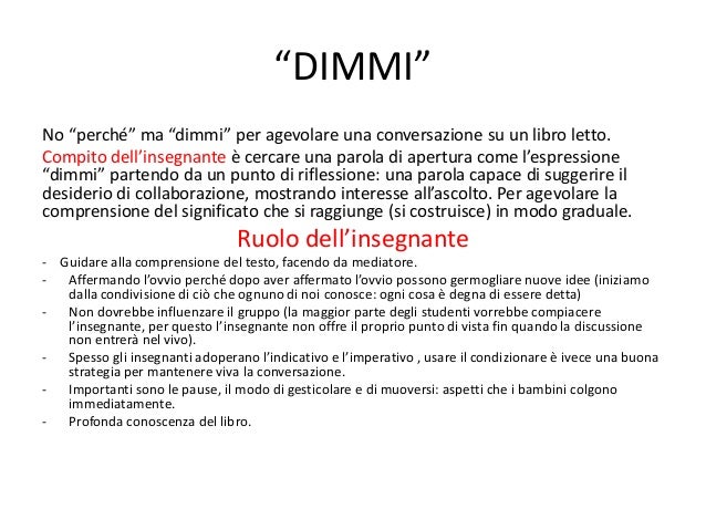 Il piacere di Leggere - dal testo di Aidan Chambers (Sonda ...