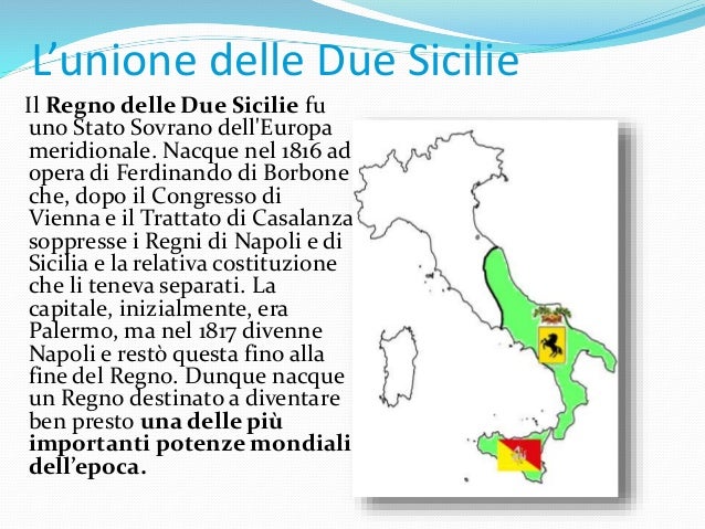 Mappa Del Regno Delle Due Sicilie Il Regno delle Due Sicilie