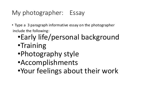 Informative Essay