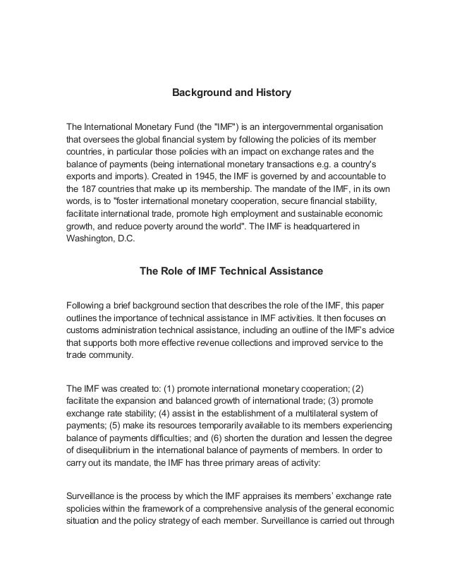 a study of international monetary fund or imf The international monetary fund is a multilateral (actionaid international) imf studies how to based on their study of international monetary fund. a study of international monetary fund or imf The international monetary fund is a multilateral (actionaid international) imf studies how to based on their study of international monetary fund.