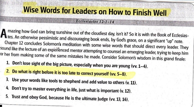 wise words planner