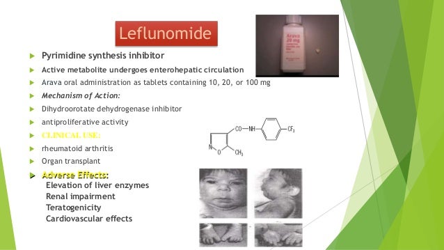 Leflunomide Rheumatoid Arthritis Side Effects