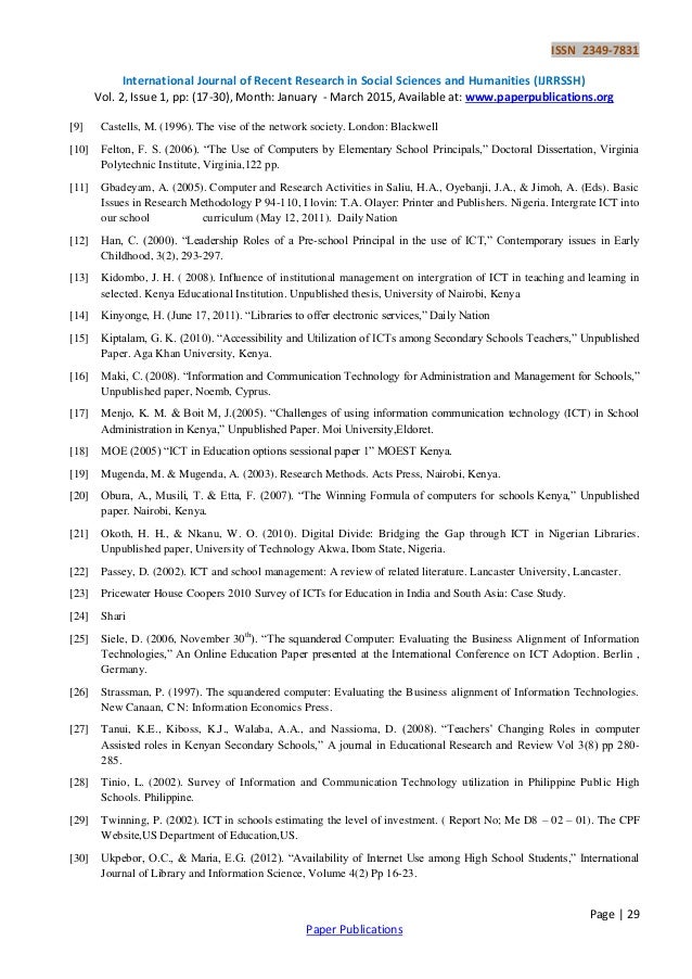 Computer dissertation gender in in issue school secondary study