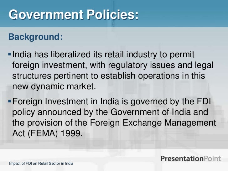 fdi policies of india and china Foreign policy of the narendra modi government india, china and south africa, called for brotherhood among the member states citing vasudhaiva kutumbakam, an ancient indian concept meaning the entire world is one family. fdi policies of india and china Foreign policy of the narendra modi government india, china and south africa, called for brotherhood among the member states citing vasudhaiva kutumbakam, an ancient indian concept meaning the entire world is one family.