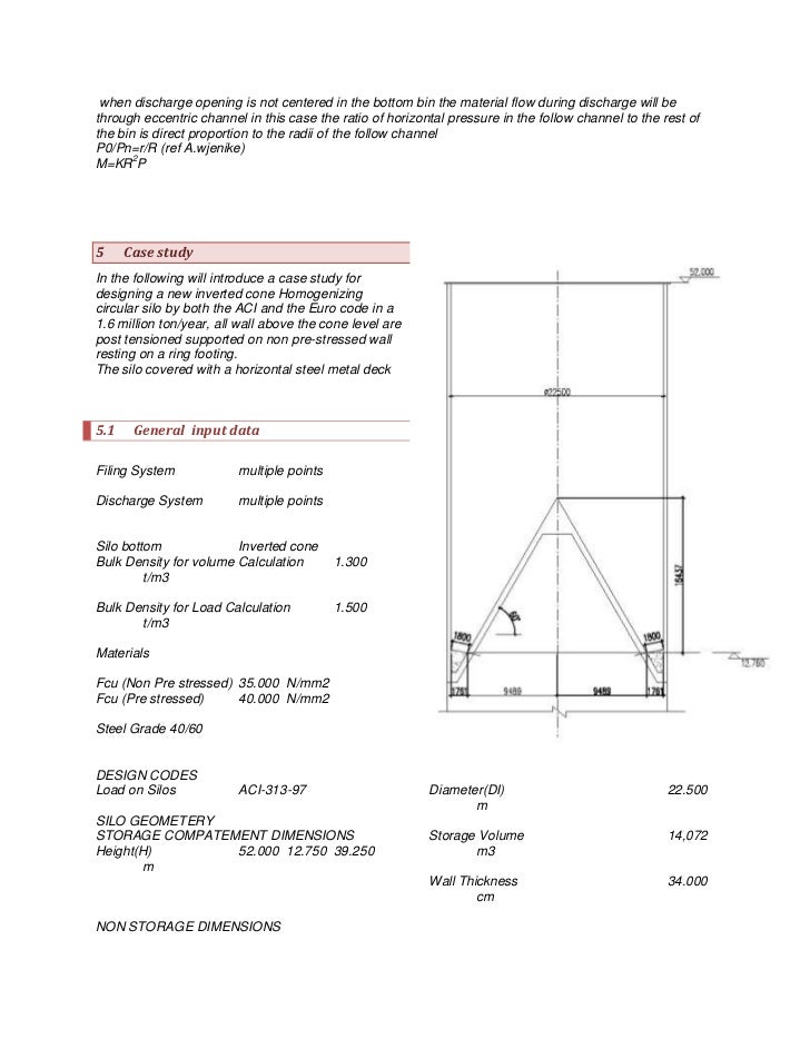 Impact of new codes in silos design