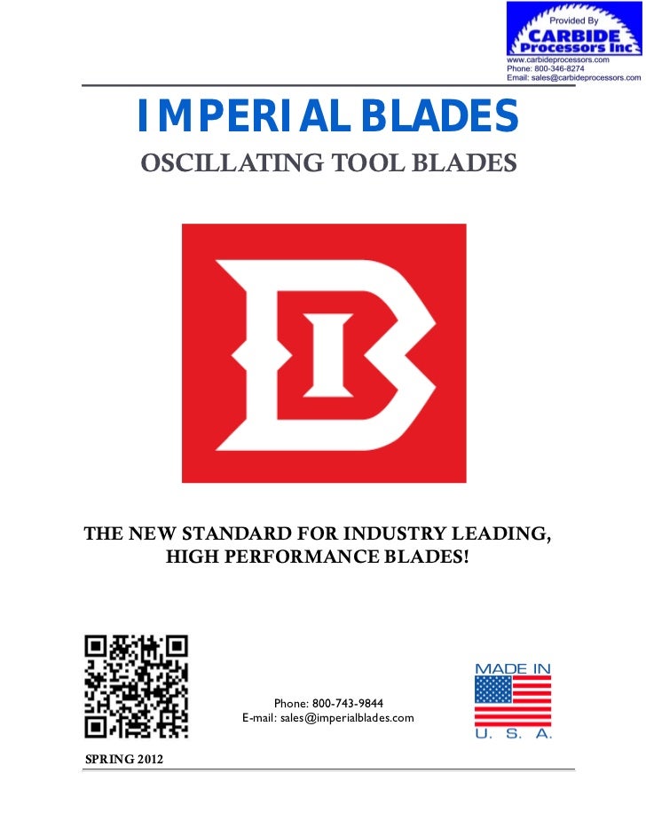 Imperial Blades Catalog
