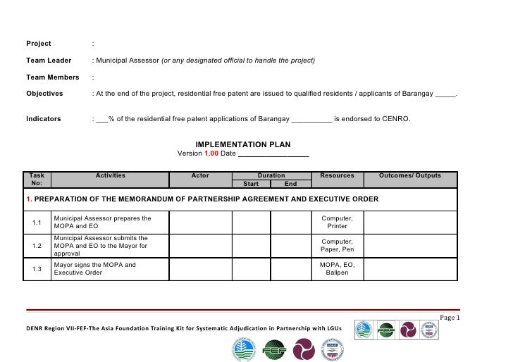 Software Implementation Plan Template 28 Images Review Of The Australian Government S Use Of Software Implementation Plan Template