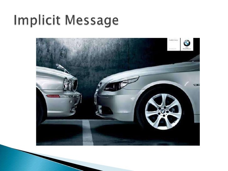 Implicit and explicit messages