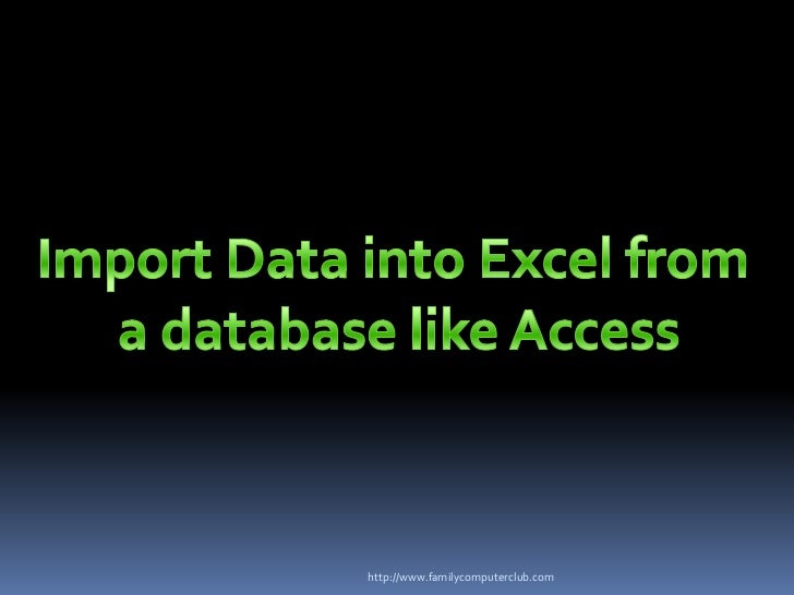 Import forex data into excel