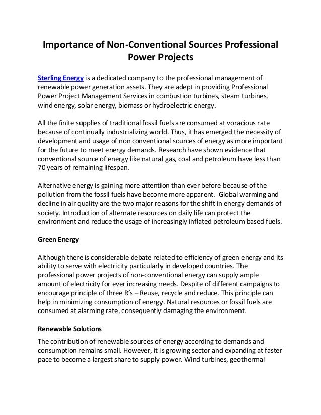 Buy Essays Papers Essay On Conventional And Nonconventional Energy Sources Proposal Essay Ideas also Extended Essay Topics English Conventional Source Of Energy Essay Secondary School English Essay